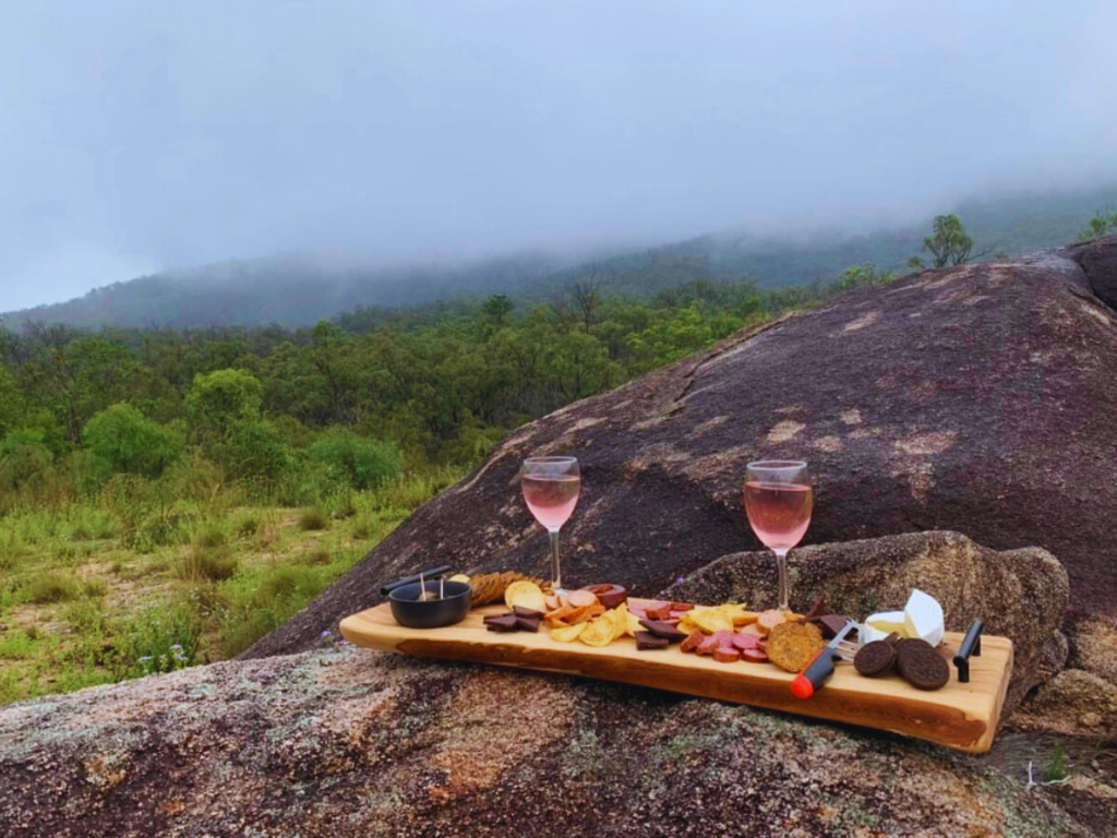 Spacious premium campsite in Childers with scenic bushland views.