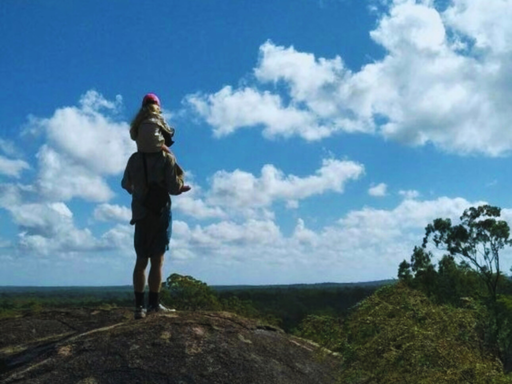 A hidden campsite in the Australian bush, ideal for relaxation and solitude.
